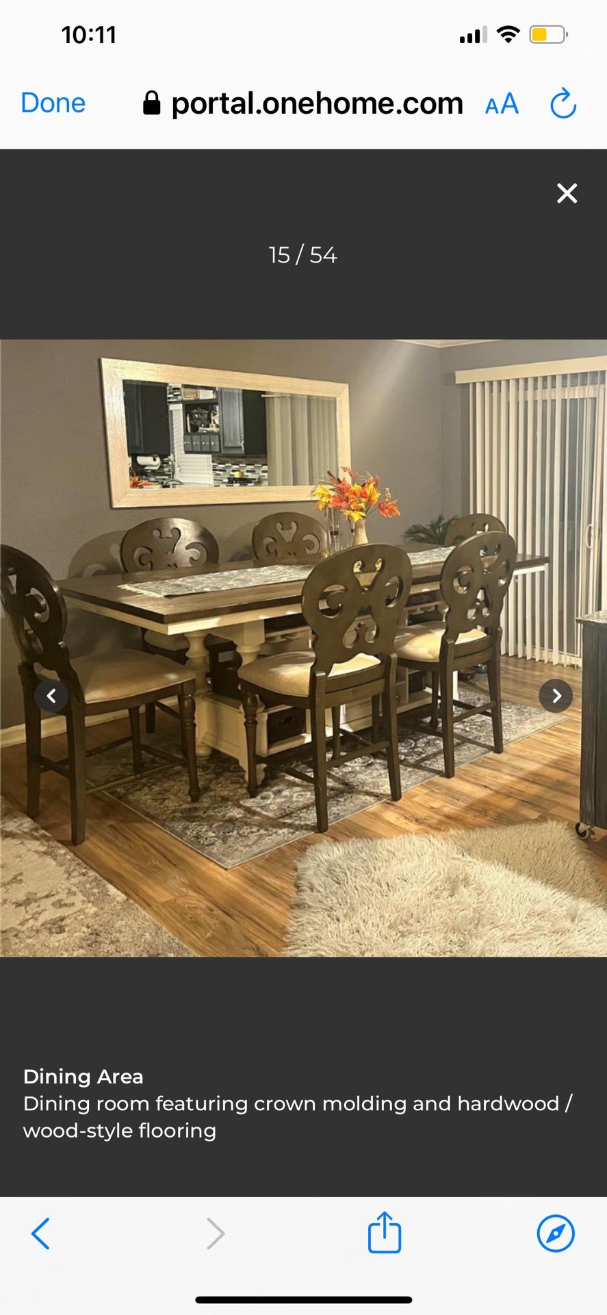 Dining Room, Table And Chairs