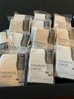 Medical needs therapeutic socks, strips, batteries, large, right wrist, hand, diabetic socks, diabetic shoes, two different styles