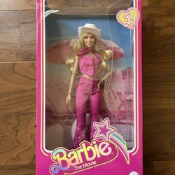 Barbie The Movie Margot Robbie Doll In Pink Western Outfit