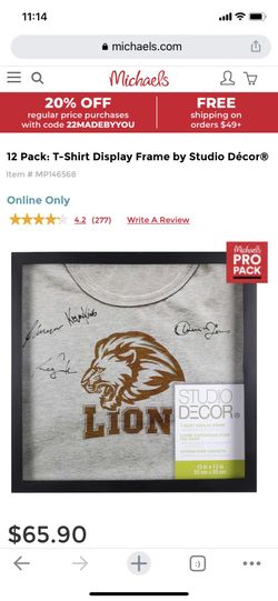 Tshirt Or Jersey Frame Displays