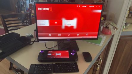 Handheld computer with monitor