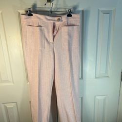 Zara Blush Texture Trousers