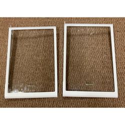 LG Refrigerator Left Glass Shelf -Lot of 2 Part # AHT(contact info removed)1