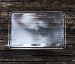 Glass Rectangular Shape Microwave Plate (11) 14 1/4"x10 3/4"