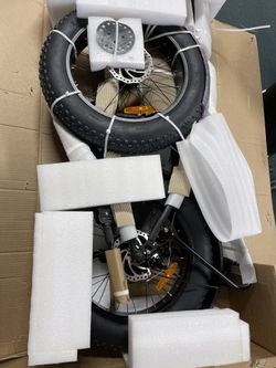 New Electric Bike Fat Tire Foldable