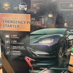 Jump Starter 6000A, 12V Car Battery Jump Starter with Air Compressor (Up to All Gas or 10.0L Diesel Engine), Battery Booster with 3 Modes Flashlight a