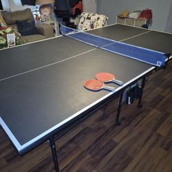 Ping Pong Table w/ Paddles and Balls