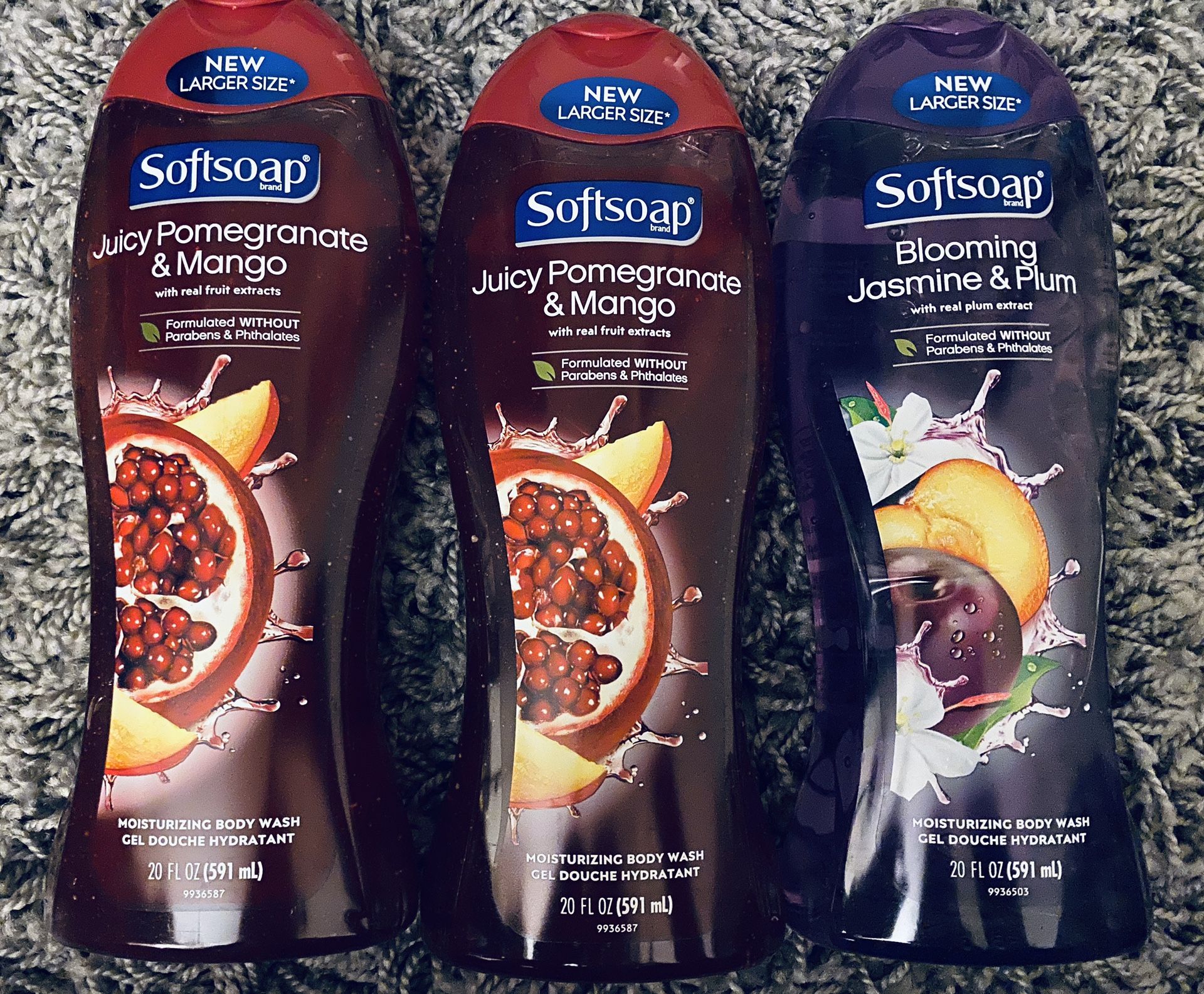 Soft soap body wash 20 oz bottles