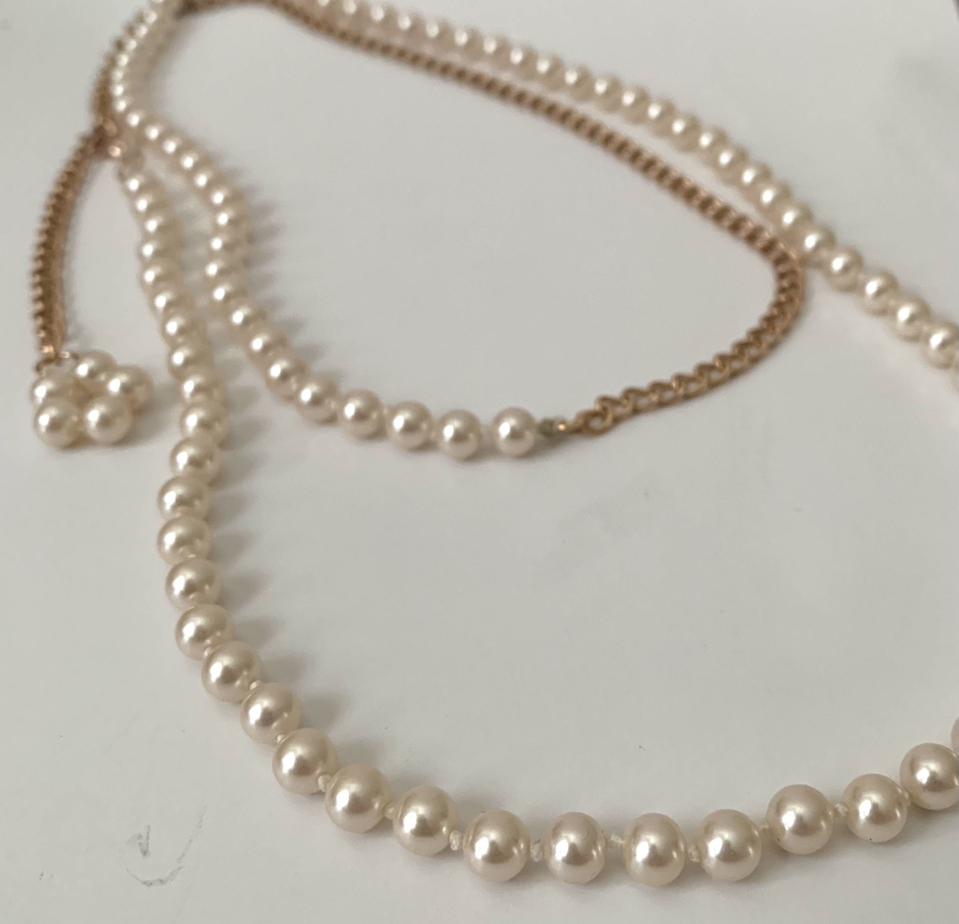 *Convertible* Combined Two Necklaces Into One, Could Be Used For Waist Chain As Well