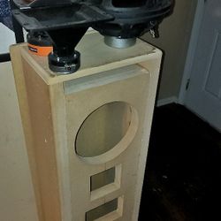 Unfinished custom twin 10in center speaker tuned at 54hz DIY/KIT