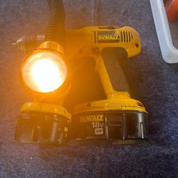 $30 Dewalt Drill W Flash Light  