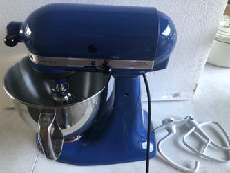 KitchenAid Artisan Series 4.7-Liter Tilt-Head Stand Mixer with Pouring Shield, KSM150PS, Blue
