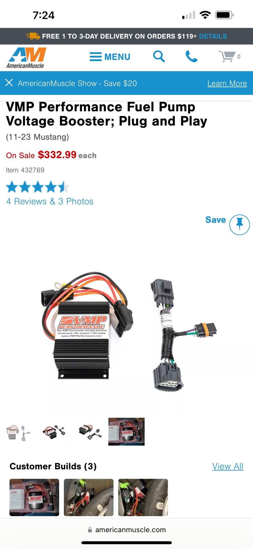 VMP Fuel Pump Booster