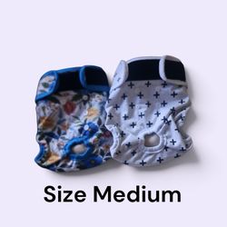 Reusable Dog Period Diapers Female for Heat Peeing Size Medium