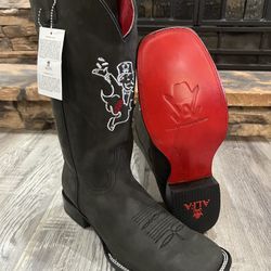 Western Boots Monopoly Square Toe
