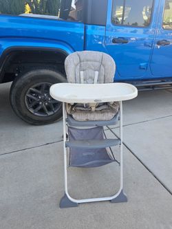 Baby high chair in good condition just need to cleaned it