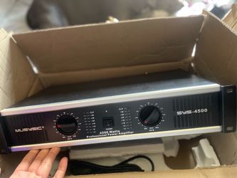 Professional power amplifier