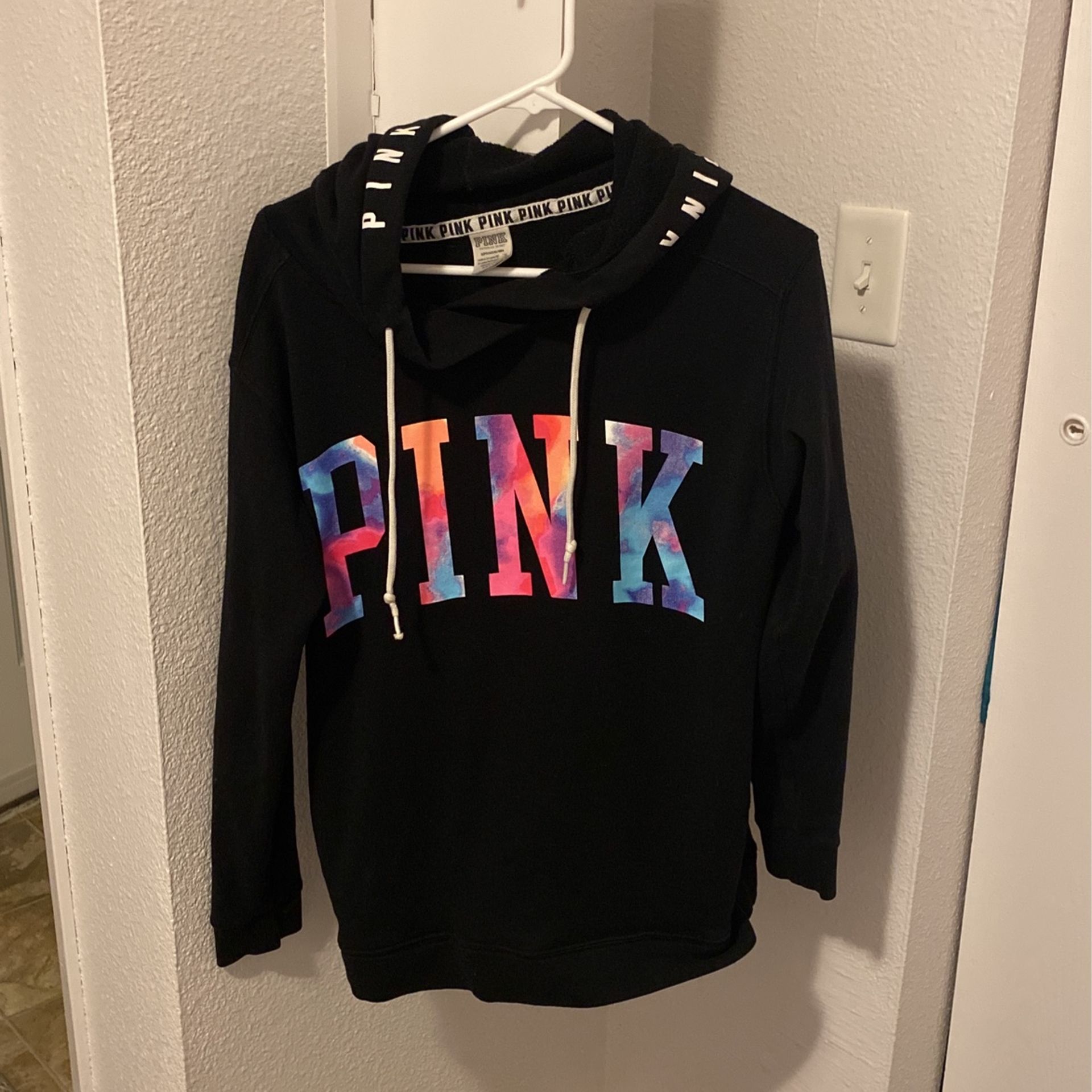 Black Sweatshirt (Pink)