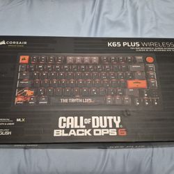 Wireless Corsair K65 Pkus Keyboard Like New Used Twice