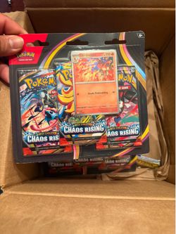 Pokemon Chaos Rising 3 packs and Booster bundles