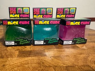 NeeDoh Nice Cube Squish Squeeze Toy 3-Pack $70,or $25each. Free local Delivery