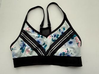 Pink small sports bra