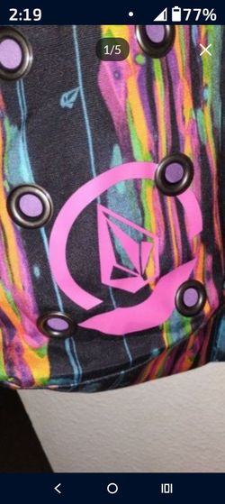 Brand new Volcom beach bag multi-color new large 12 inches