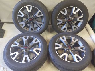 Ready to bolt on TRD Toyota wheels and tires