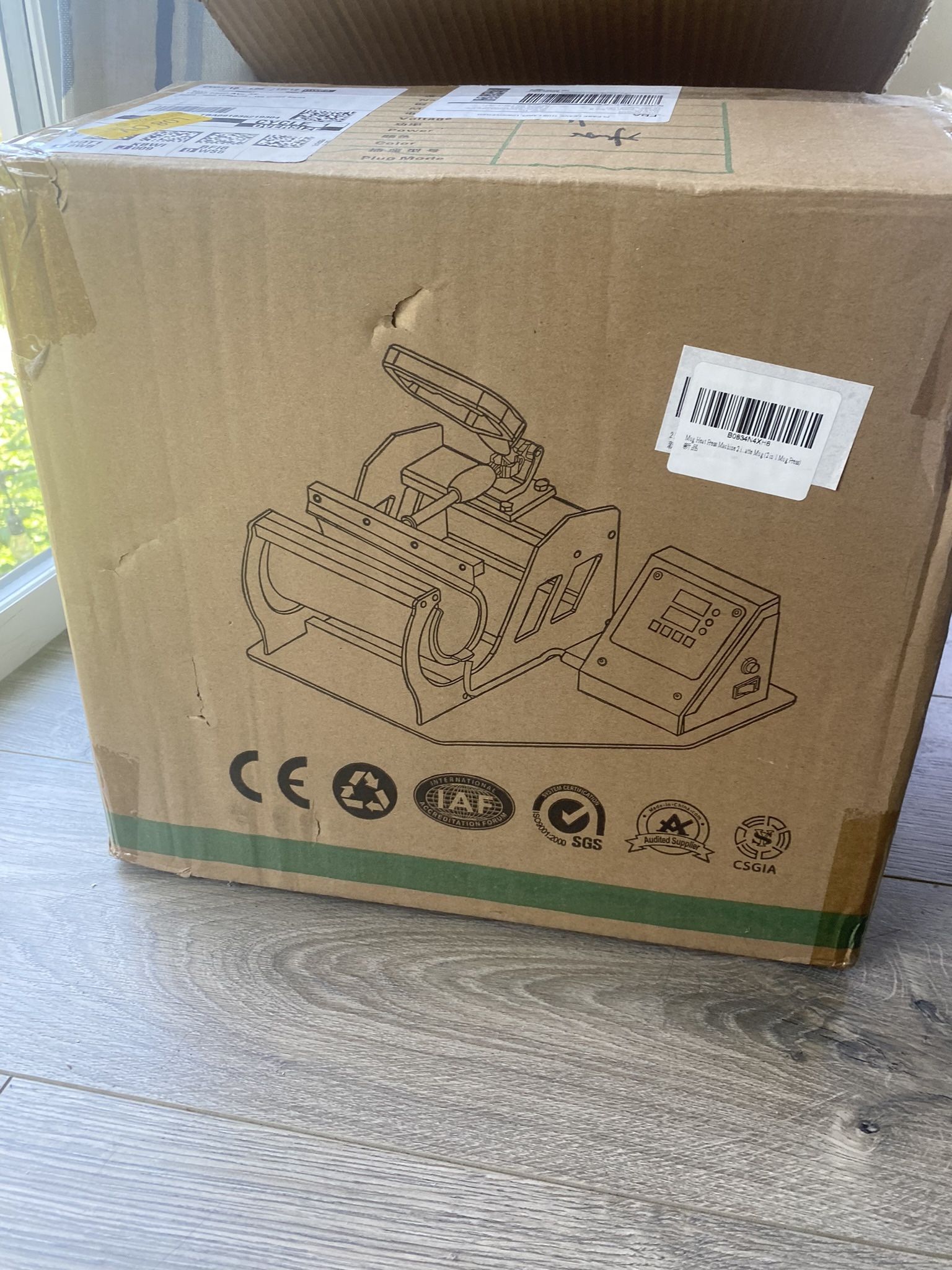 Heat press machine for cups