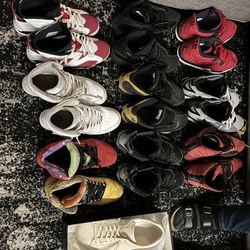 Jordan collection Got about 8 To 10 Pairs