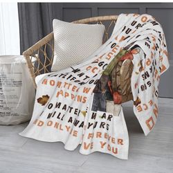  Boyfriend Blanket New Anniversary Gift for Boyfriend, Couples Love Bed Blankets, Valentines, Throw Blanket,