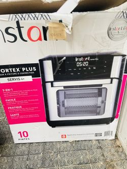 Instant Vortex from Instant Pot 7-in-1 Smart Air Fryer Oven, 10 Quart, 7 One - Touch Programs, Air Fry, Roast, Bake, Reheat, Dehydrate, Broil & Rotiss