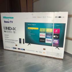75 “ Hisense Smart 4K LED HDR TV