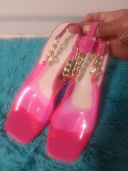 Hot pink woman heels size 10