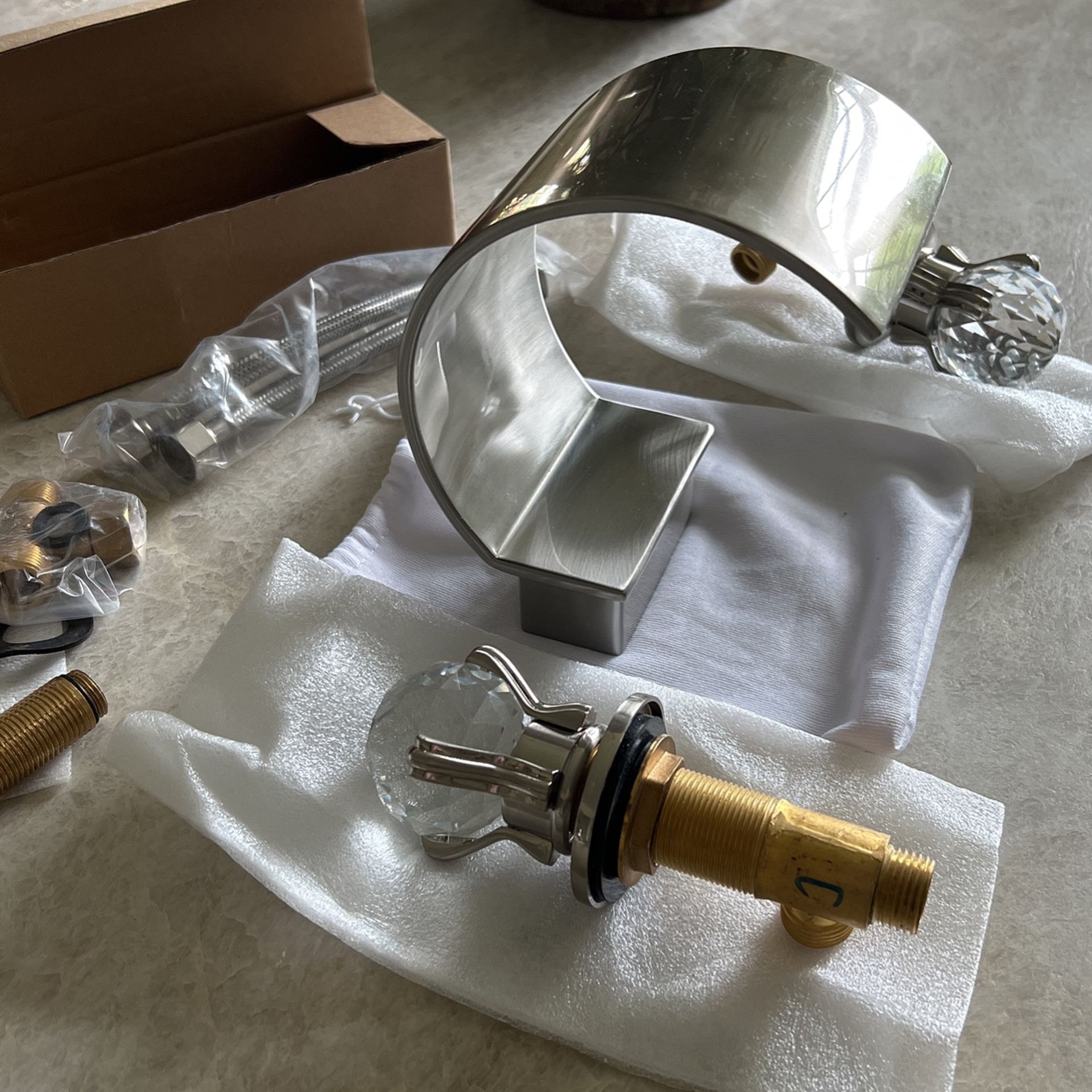 Stainless Waterfall Faucet