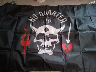 No Quarter Pirate 1718 Flag (New)