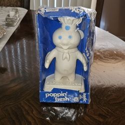 Vintage Pillsbury Doughboy 1970s Poppin Fresh Playthings 7" / Collectible / Collector / Memorabilia / Man Cave / Great Gift / Retro / Vinyl / Figure 
