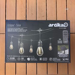 Artika 20 led light bules solar string lights $19