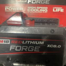 $125!!! XC8.0-MILWAUKEE M18 FORGE