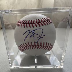 MIKE TROUT SIGNED LOS ANGELES ANGELS AUTOGRAPHED BASEBALL W/HOLOGRAM COA 856