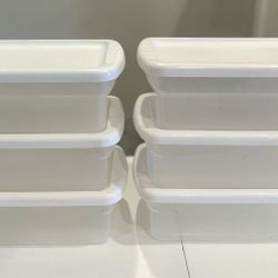 Like-New Sterilite Storage Containers (6 Total) & Lids