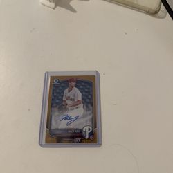 Mick Abel Bowman Chrome Autograph 08/50  BMA-MA