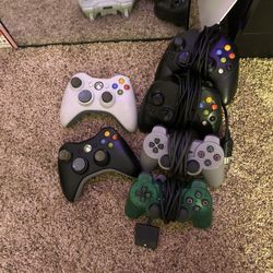 Playstation And Xbox Controllers