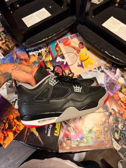 Nike Air Jordan Retro 4 Bred Reimagined