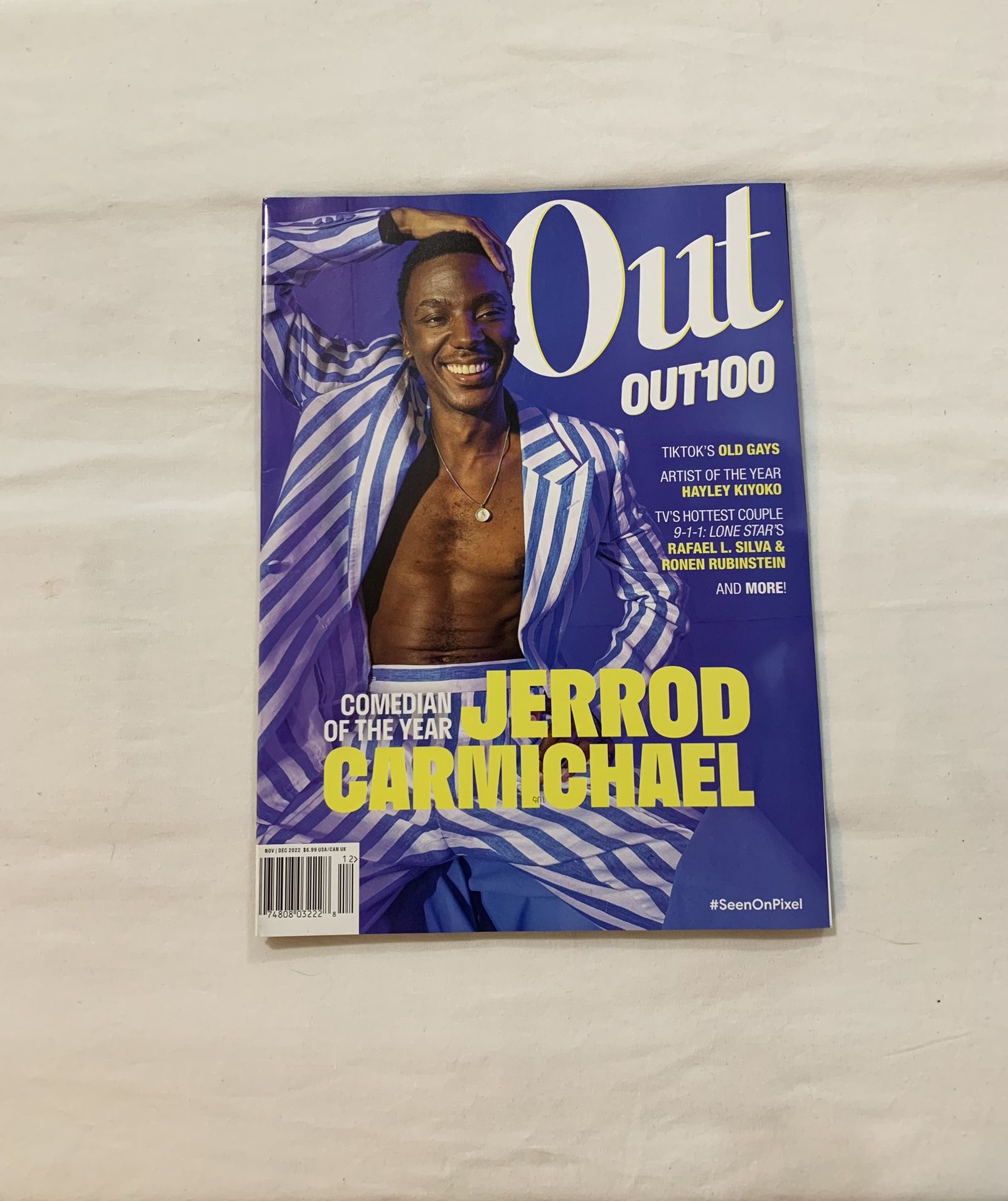 Out Jerrod Carmichael “Comiedian of The Year” Issue  November/December Magazine