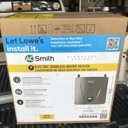 A.O. Smith Tankless Water Heater