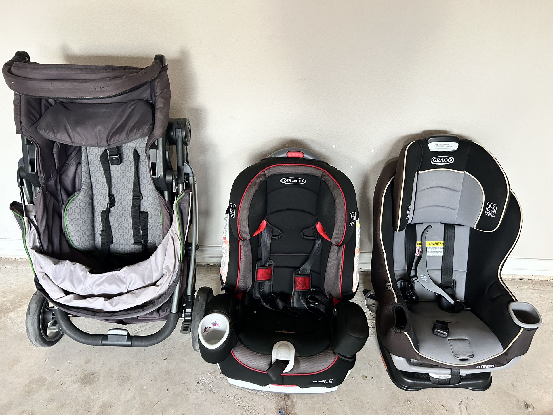 Graco All Age car Seats And stroller