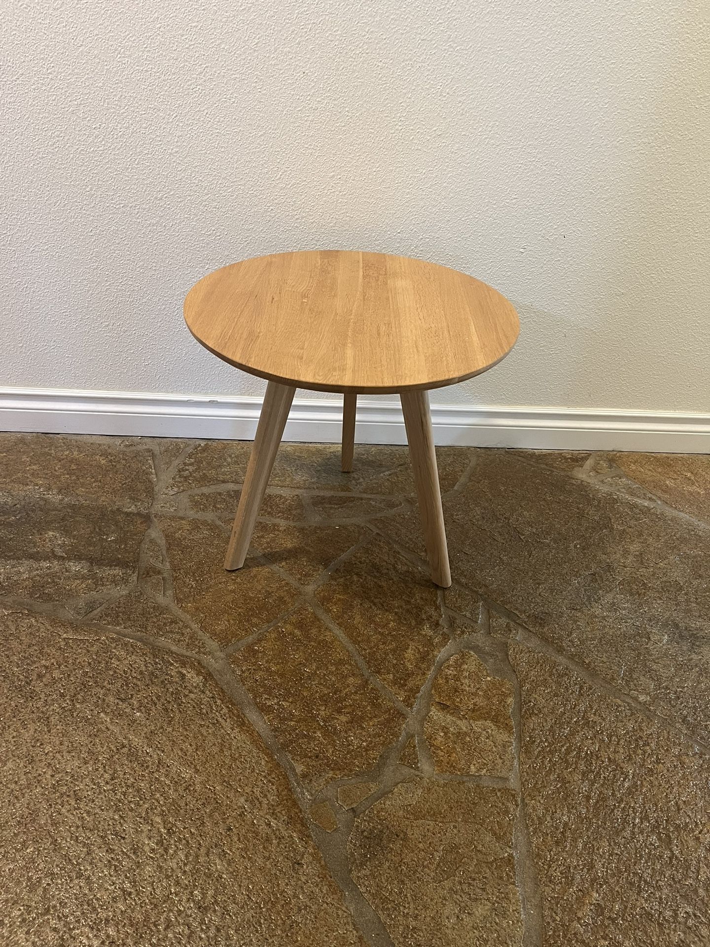 Modern Solid Wood Side Table in Excellent Condition