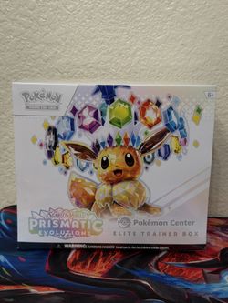 Prismatic Evolutions Pokemon Center Elite Trainer Box