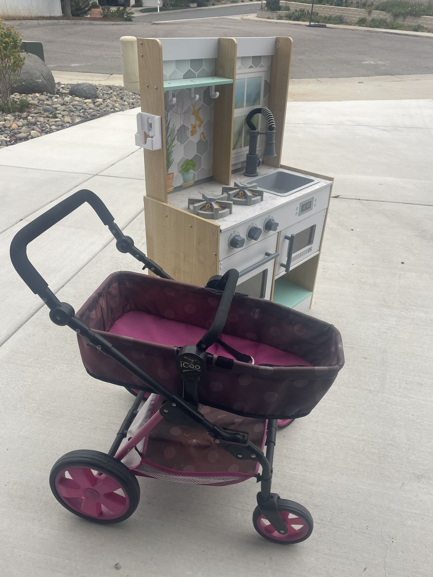 Kids Kitchen And Stroller